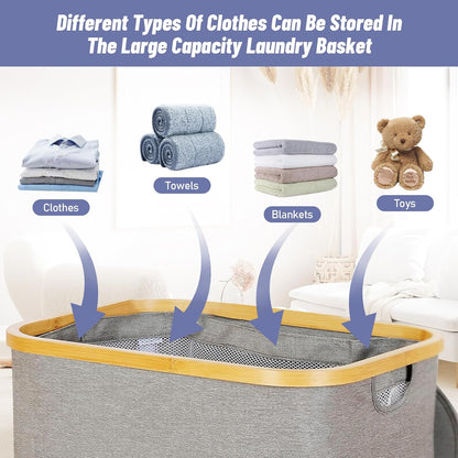 Large Capacity Laundry Basket - Single
