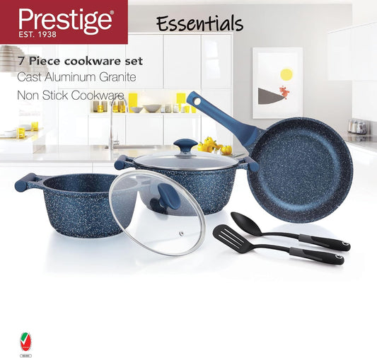 Prestige Essentials Granite Cookware set 7 Piece