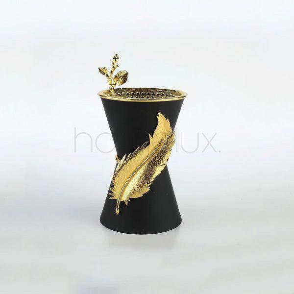 Elegant Black Incense Burner