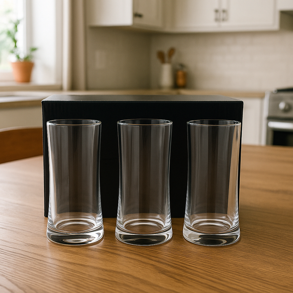 The "Elegance Tall" Turkish Juice Glass Set (6 pieces)