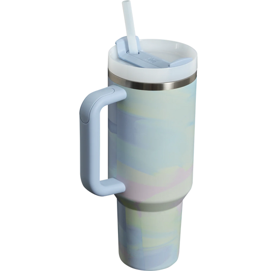 The Clean Slate Quencher H2.0 FlowState™ Tumbler | 40 OZ - Cool Serene