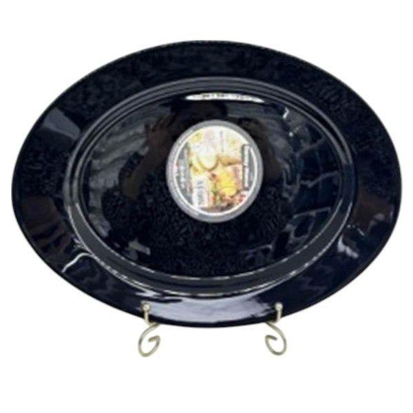 14"Plate Opal Glass 2-24c-BLPYP140