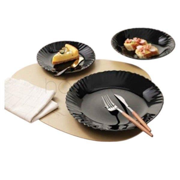 18pcs Black Dinner Set 2c-BLXP18