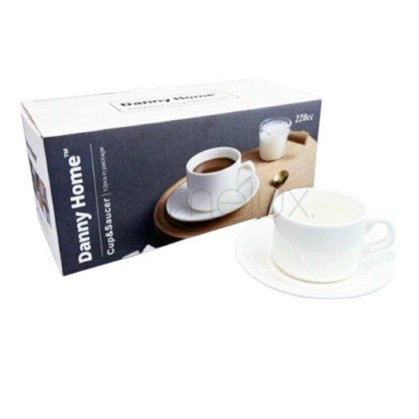 6C 215ml Cup&Saucer 6Pcs Set 8c-BW20-06