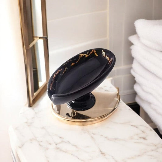Ceramic Soap Dish Black