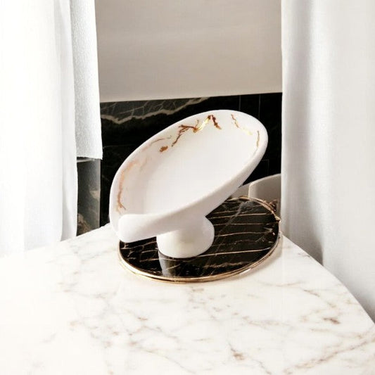 Ceramic Soap Dish White
