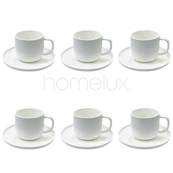 220ml Cup&Saucer 6Pcs Set 8c-CPK-069