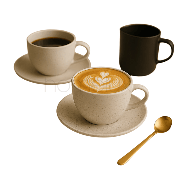 Cup&Saucer Set 120ml 6Pcs 8c-STB22-1