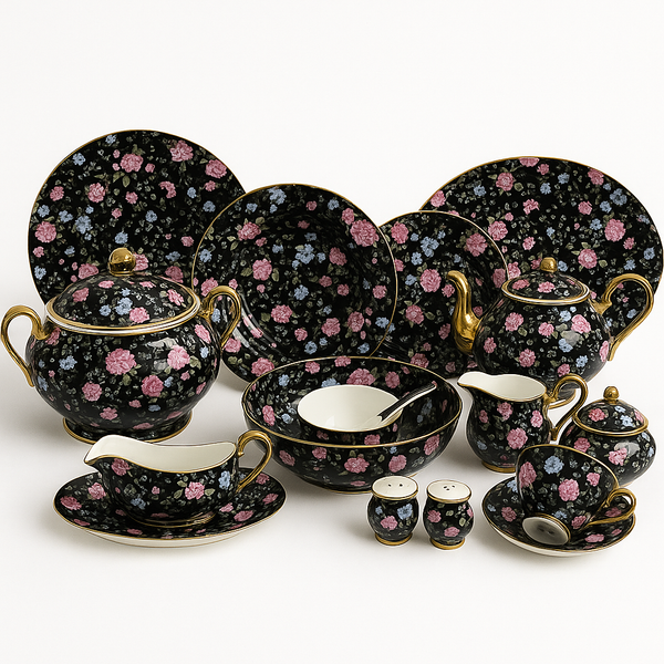 Royal Albert Dinner Set - 406F (BLACK)