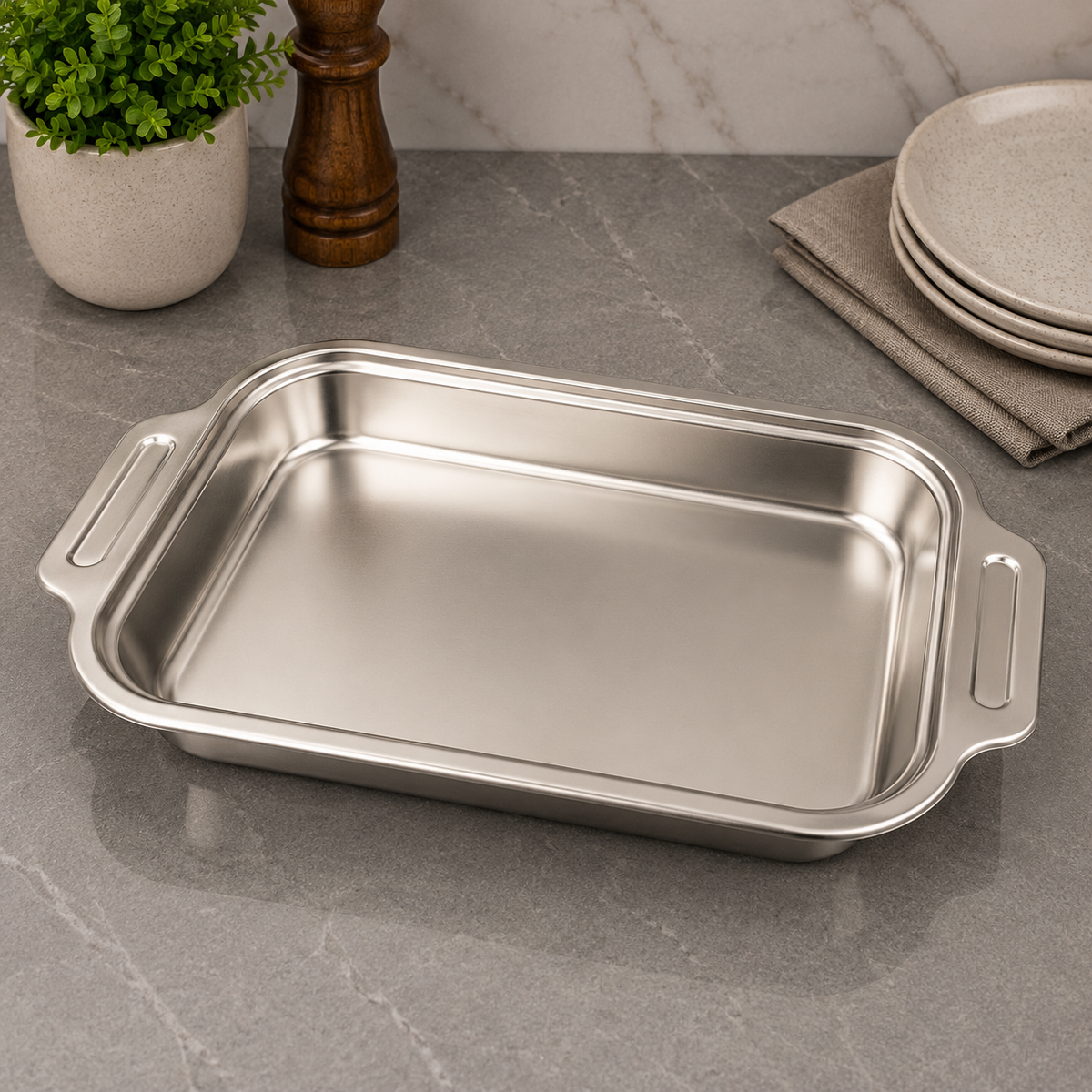 Premium Dish Without Lid – 38 x 23 x 6cm