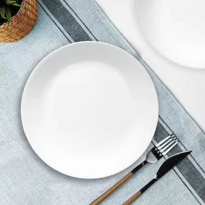 Corelle 8" Livingware Luncheon Plate Winter Frost White