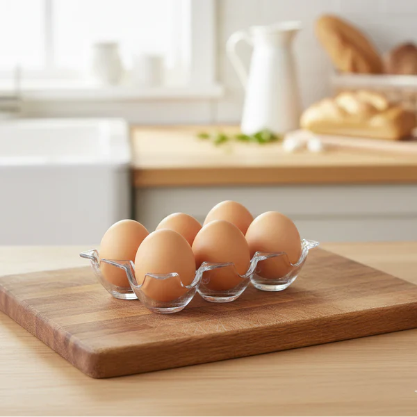 6-Grid Arcrylic Egg Storage