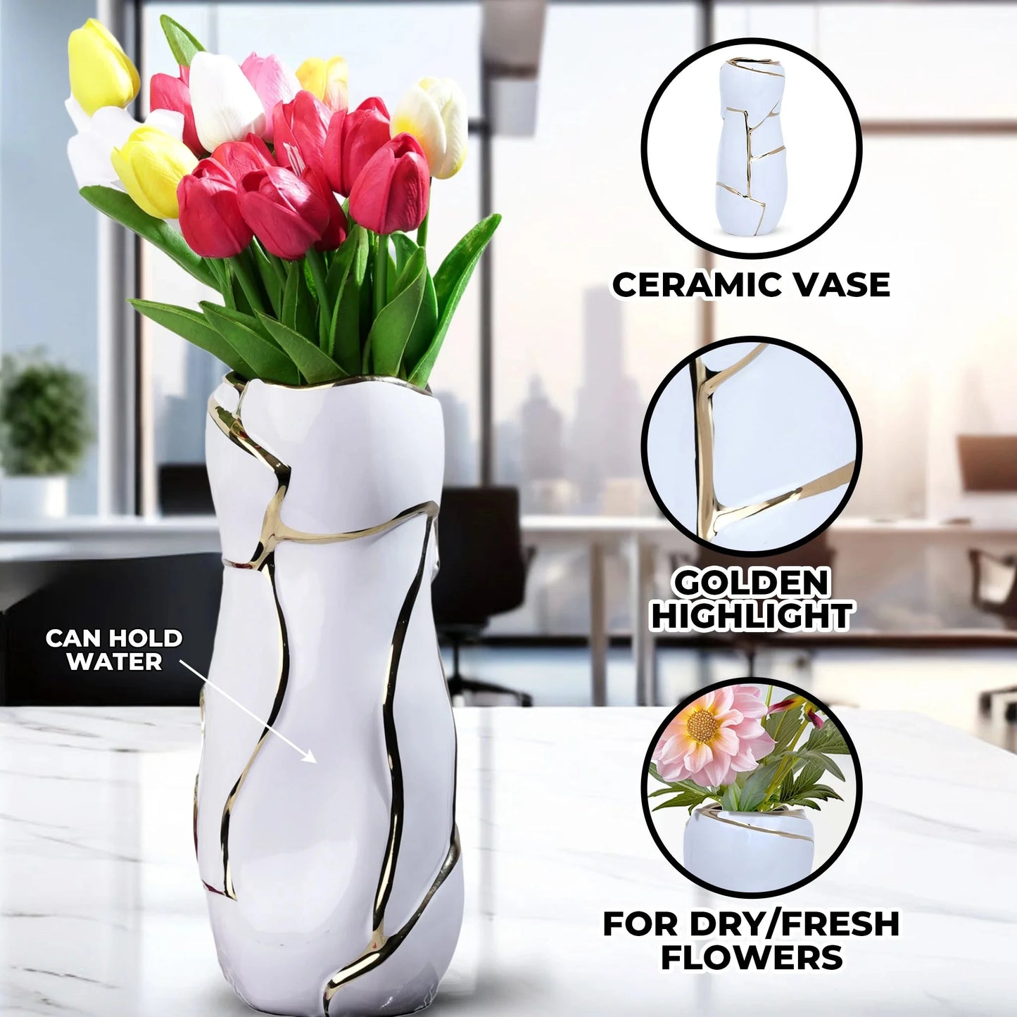 Abstract Ceramic Vase