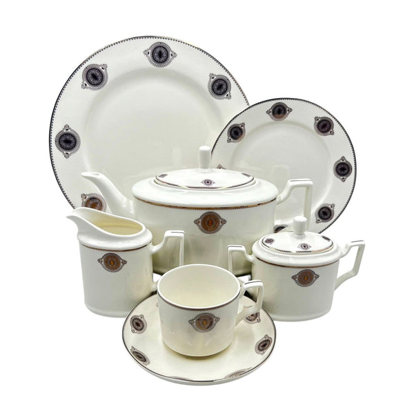 24Pcs Bone China Tea Set - LD001