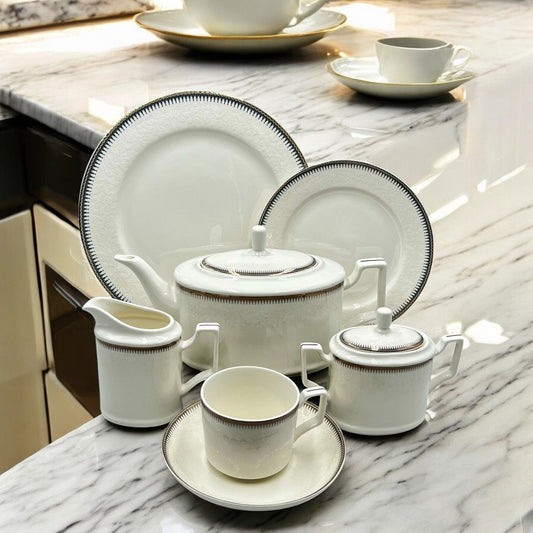 24Pcs Bone China Tea Set - LD004