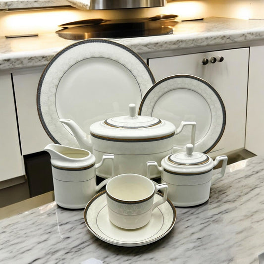 24Pcs Bone China Tea Set - LD003