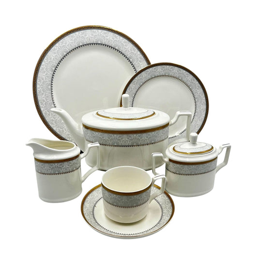 24Pcs Bone China Tea Set - LD002
