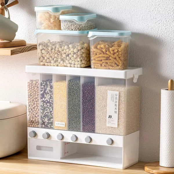 6 Partition Cereal Dispenser