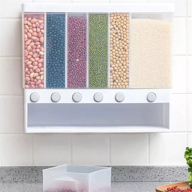 6 Partition Cereal Dispenser