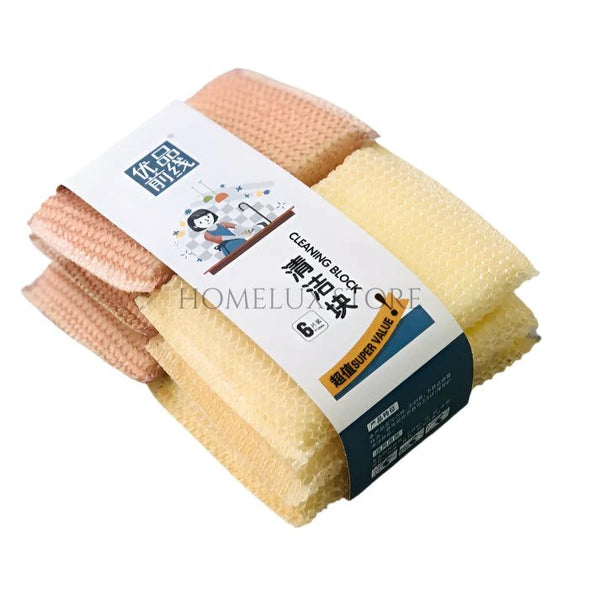 6 Pcs Cleaning Sponge Set