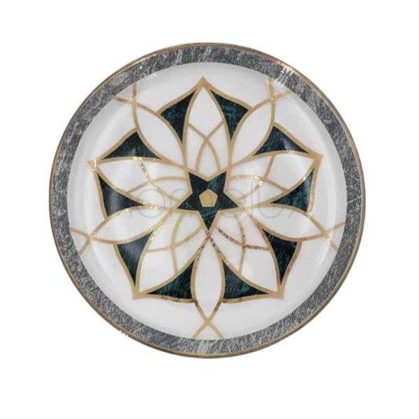 8' Single Plate Green Design 48c-MK209