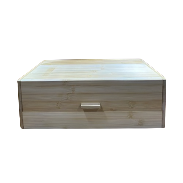 Bamboo Bread Box With Bamboo Cover