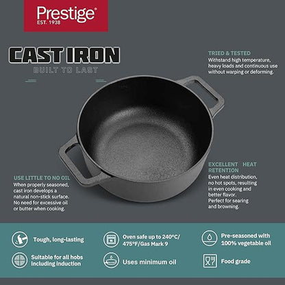 Prestige Cast Iron Pot 20cm