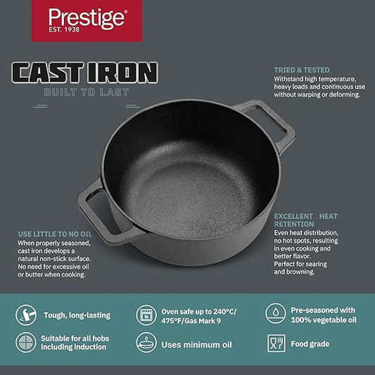 Prestige Cast Iron Pot 20cm
