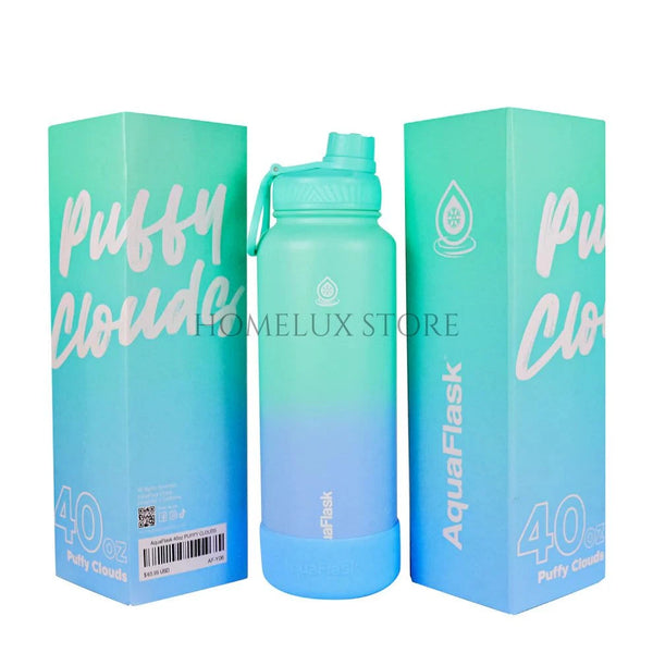 AquaFlask Bottle Dream Collection (40oz) - Puffy Clouds