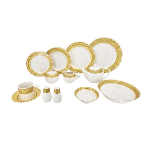 Golden Borders 47p Dinner Set 1c-RM294