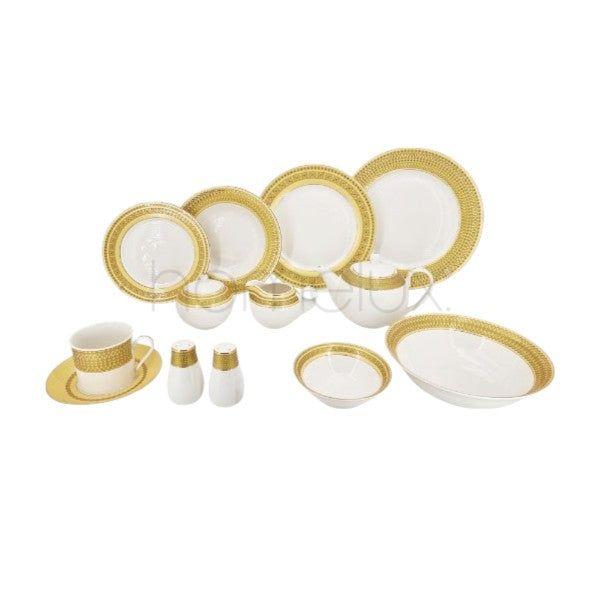 Golden Borders 47p Dinner Set 1c-RM294