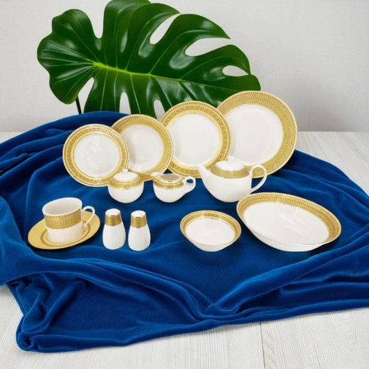 Golden Borders 47p Dinner Set 1c-RM294