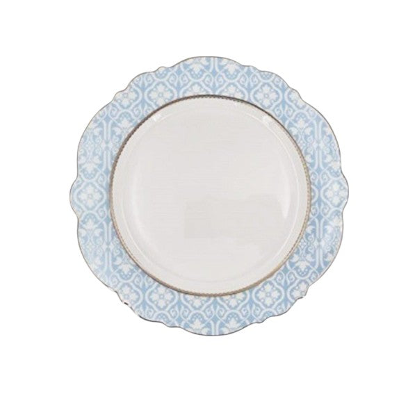 10.50" Plate Sky-Blue Design 24c-RM168