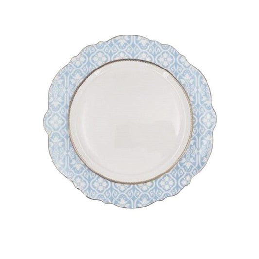 10.50" Plate Sky-Blue Design 24c-RM168