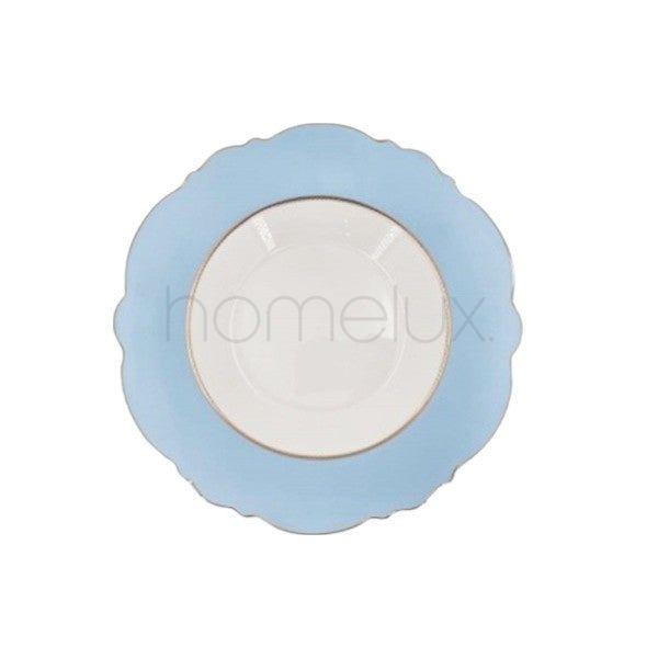 9" Plate Sky-Blue Design 36c-RM170