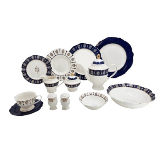 47Pc DinnerSet D-BlueShed ANGLA 1c-RM223