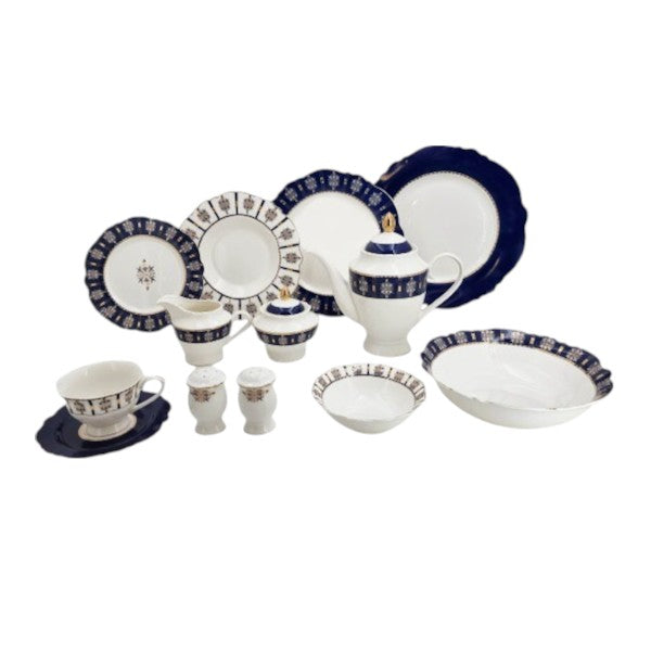 47Pc DinnerSet D-BlueShed ANGLA 1c-RM223
