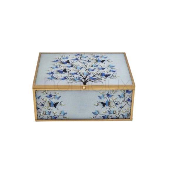 Jewellery Box Blue ANGELA 8c-RY272