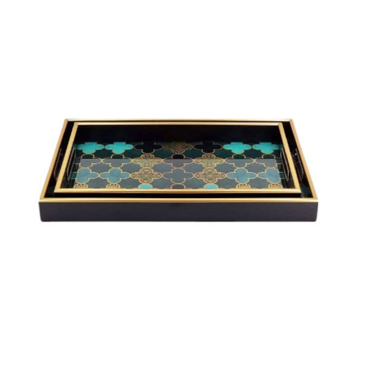 2Pcs Rect Tray Angela 4c-RY96