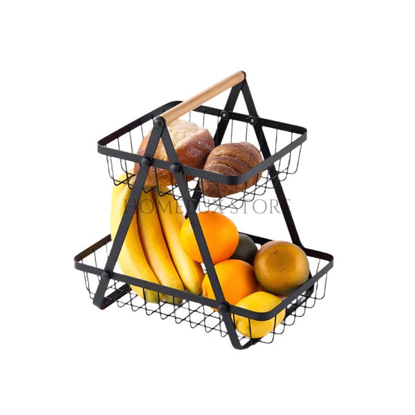 Metallic Fruit Basket