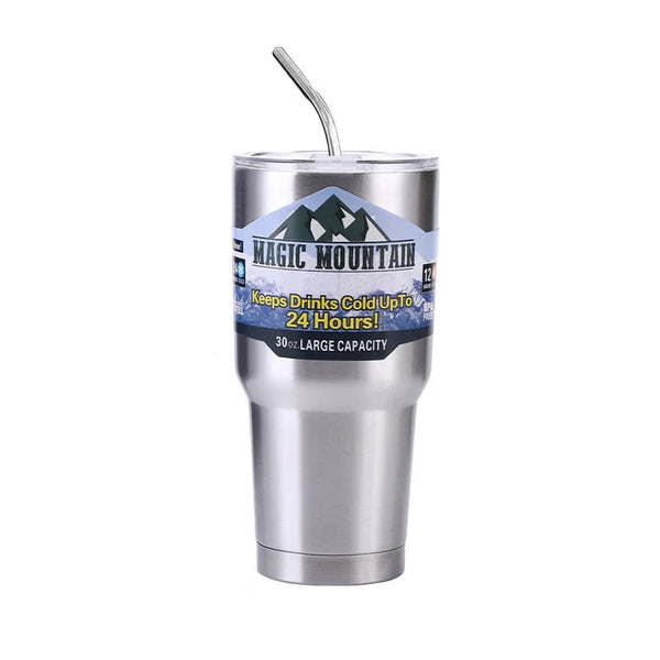 Stainless Steel Tumbler With Magnetic Lid