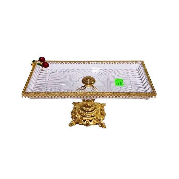 Gilded Rectangular Serving Dish