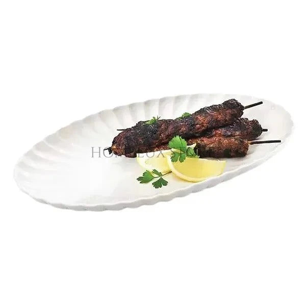 Groove Oval Serving Tray - 32cm