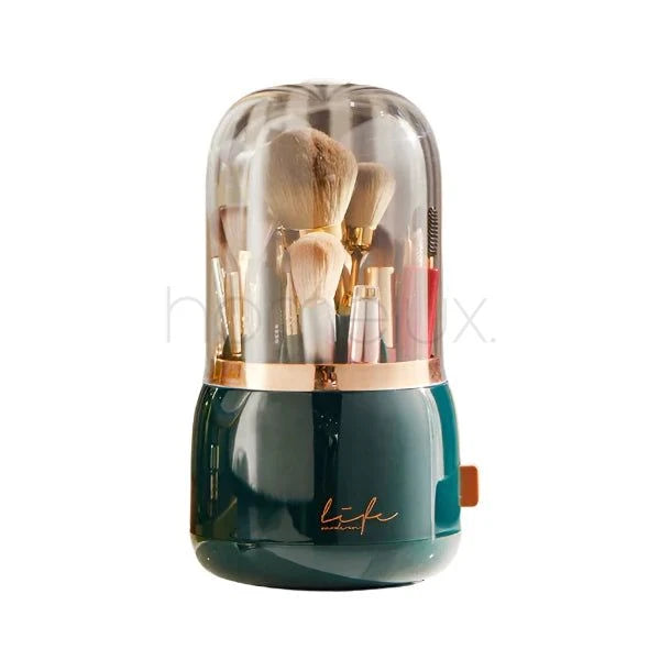 Rotating Makeup Brush Organizer