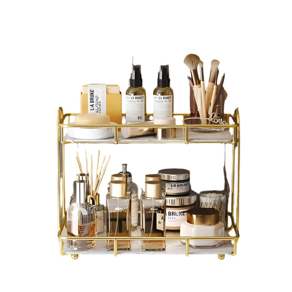 Cosmetic 2 Layer Organizer Shelf