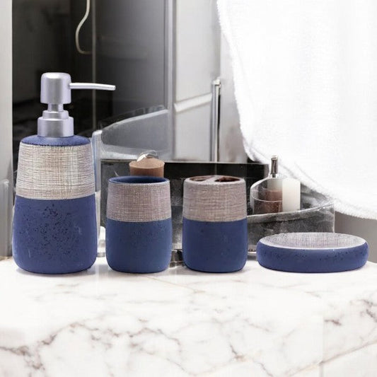 Elegant 4Pieces Bath Set Black