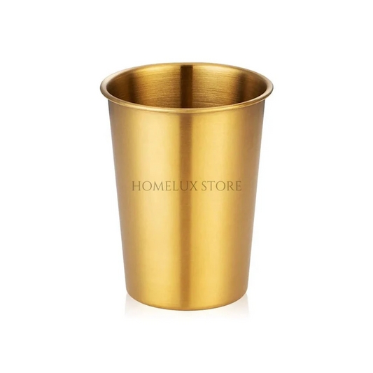 Golden Stainless Steel Glass -Plain