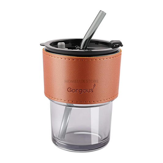 400ml Glass Sipper