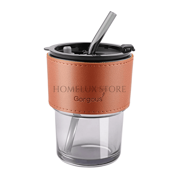400ml Glass Sipper