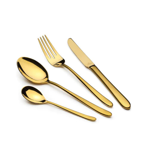 Arshia Gold Matte Cutlery Set 86Pcs TM1401GS